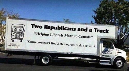 two republicans and a truck