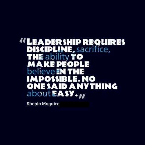 1-Leadership is Anything But Easy!