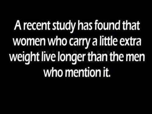 women with extra weight live longer