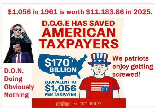 Doing obviously nothing DON