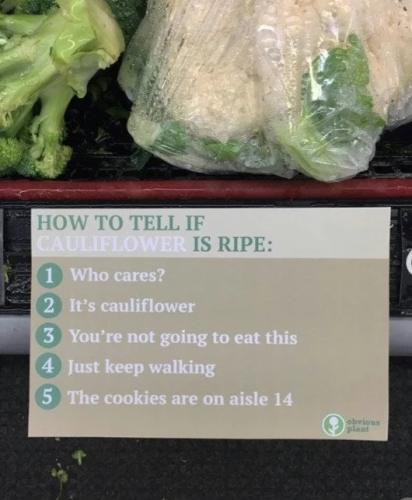 ripe cauliflower