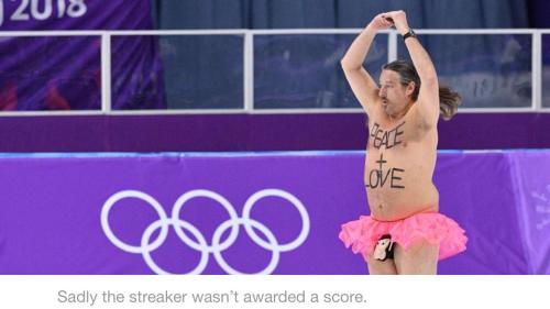 streaker got no score