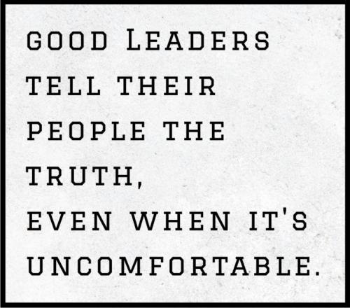 1-Leaders Tell the Truth