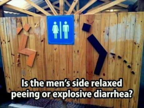 relaxed peeing or explosive diarrhea