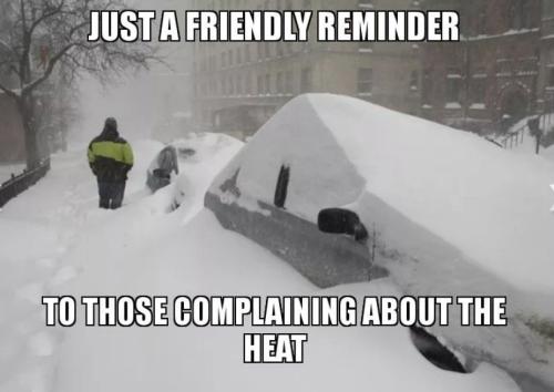 complaining about the heat00
