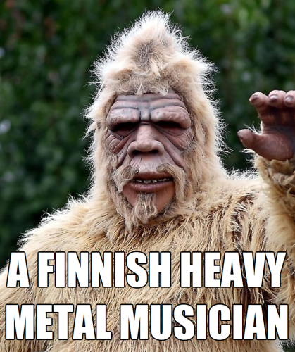 A finnish heavy metal musician