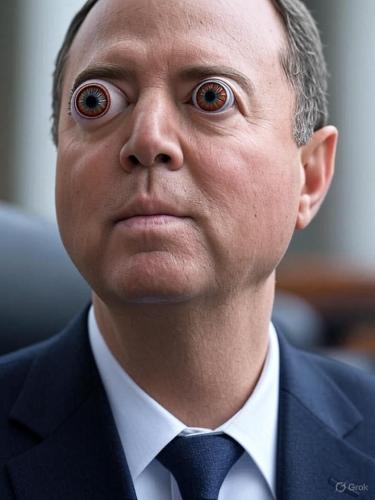Bug Eyes Adam Schiff