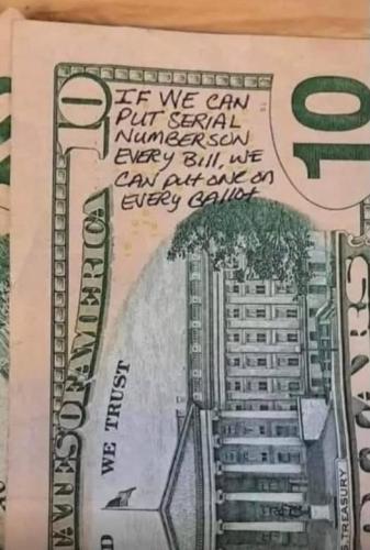 number on every ballot