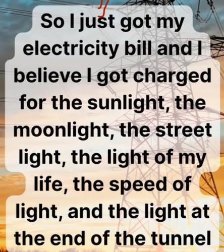 electricity bill