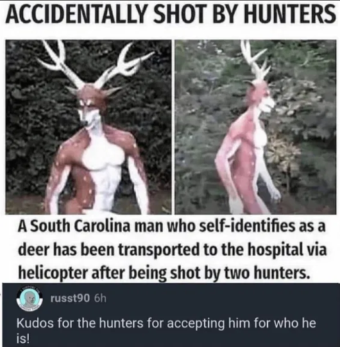 identifies as deer