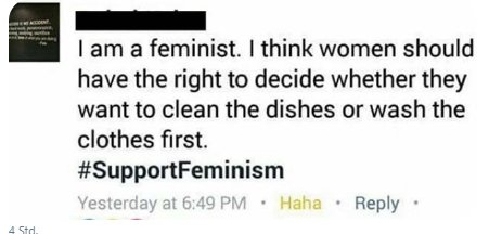 support feminism