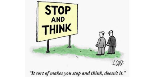 stop and think