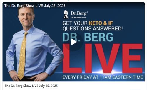 Dr. Berg show LIVE Screenshot