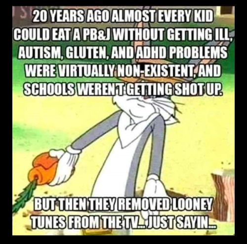 removed looney tunes