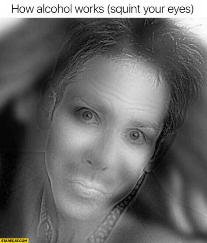 squint your eyes