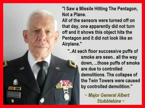Major General Albert Stubbelbine on 9 11