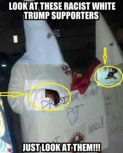 racist trump supporters