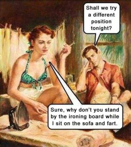 sit on the sofa and fart