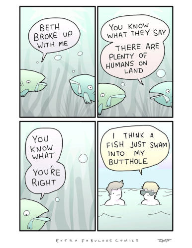 plenty of humans on land