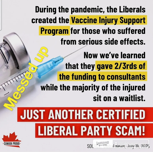 liberal party scam