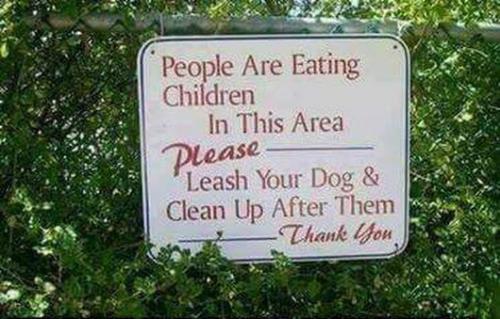 people are eating children