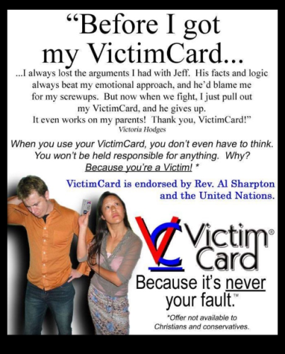 victim card
