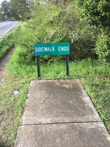 sidewalk ends