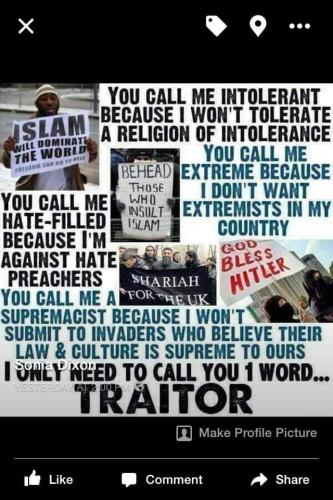 one word for you - traitor