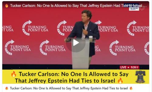 Tucker Carlson Epstein screenshot