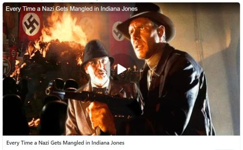 Every Time a Nazi Gets Mangled in Indiana Jones screenshot