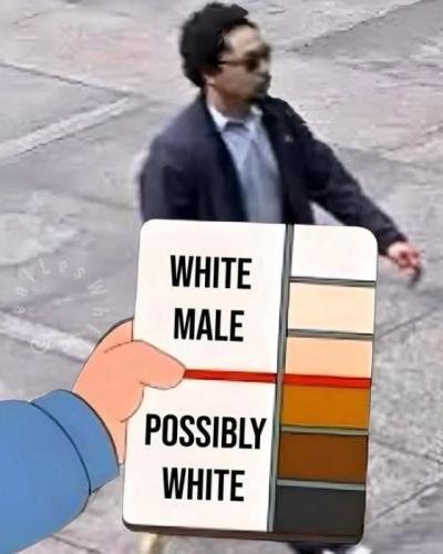 Possibly White Male