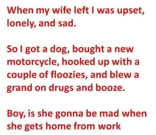 gets  home from work