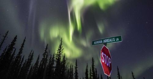 aurora borealis in Alaska