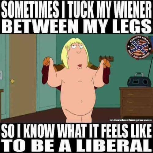 tuck my weiner between my legs