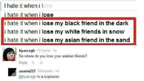 where do you lose friends