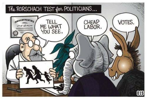 rorschach test for politicians