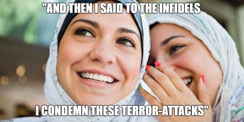 i condemn the attacks