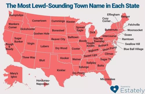 lewd-sounding town names