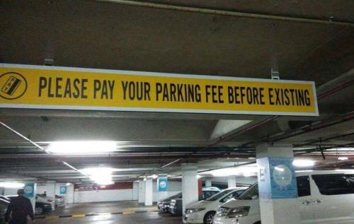 pay before existing