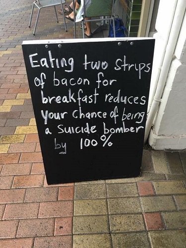 restaurant sign