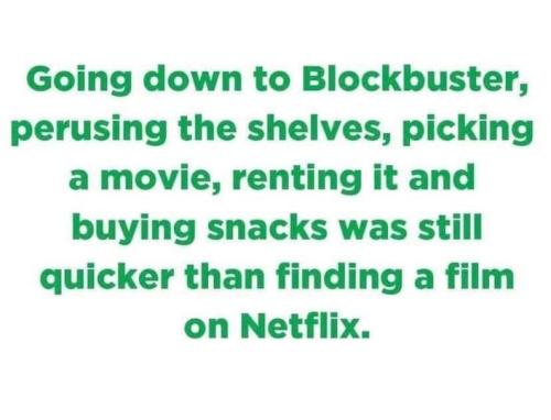 down to blockbuster