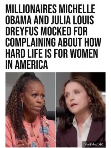 rich women complaining