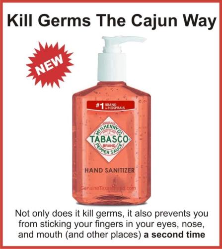 tabasco hand sanitizer