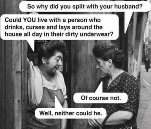 why you leave your husband