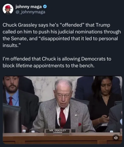 ChuckGrassleyThePussyIsOffended