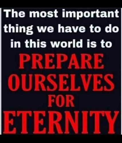 Prepare for Eternity