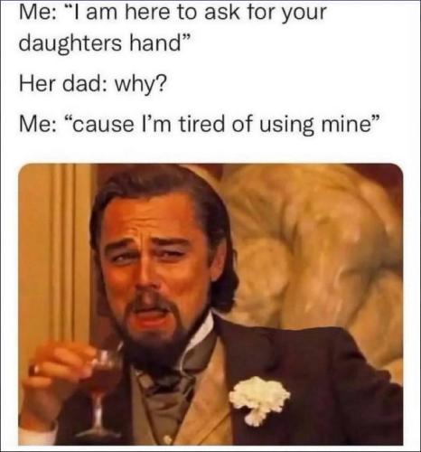 your daughters hand