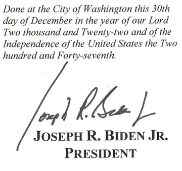 BIDEN AUTOPEN ST CROIX