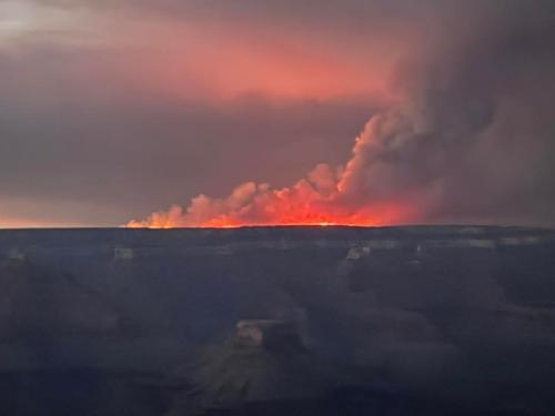 GRAND CANYON ON FIRE