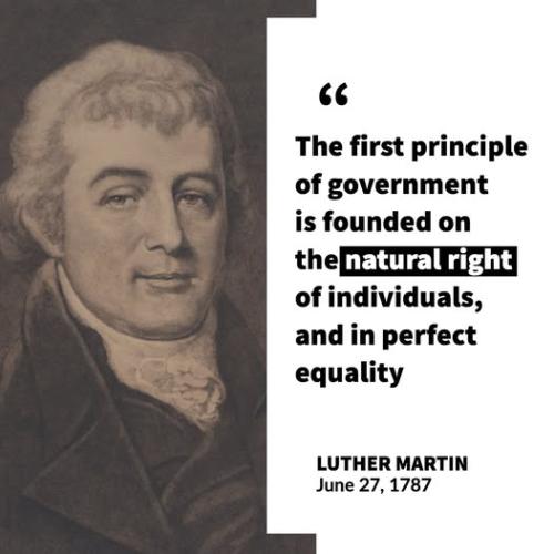 luther martin principle of govt